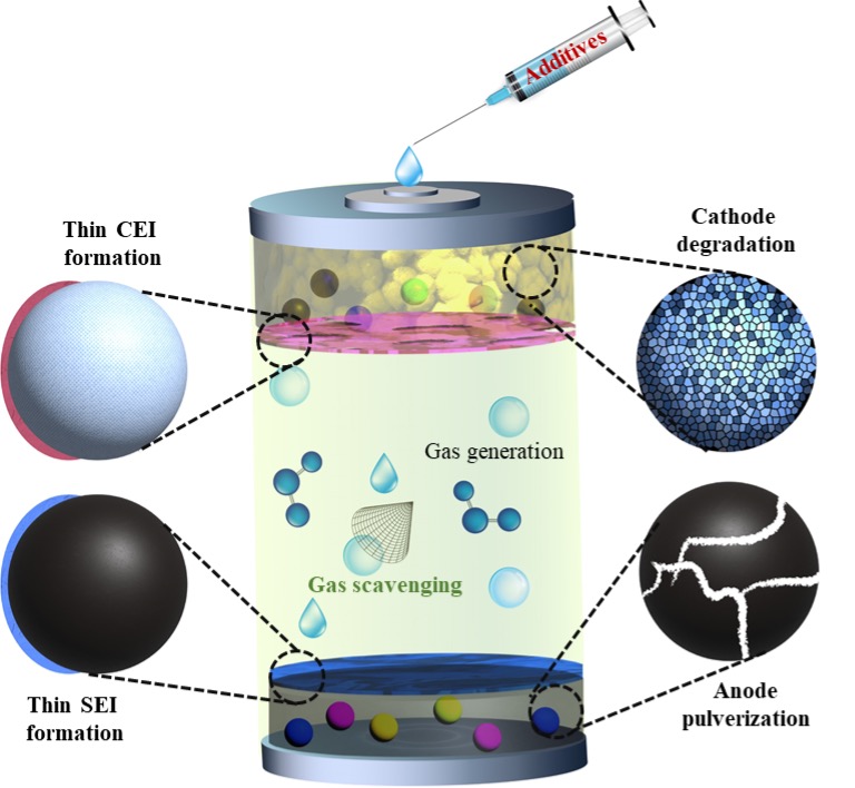 Electrolyte Engineering & Additive Synthesis 